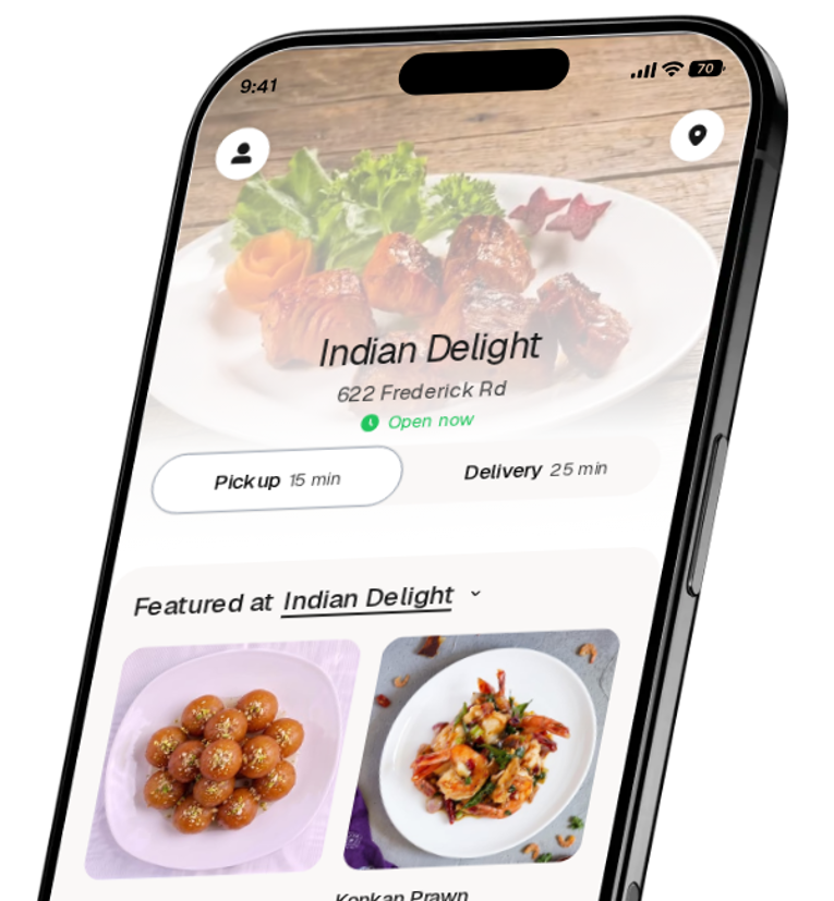 Indian Delight app preview